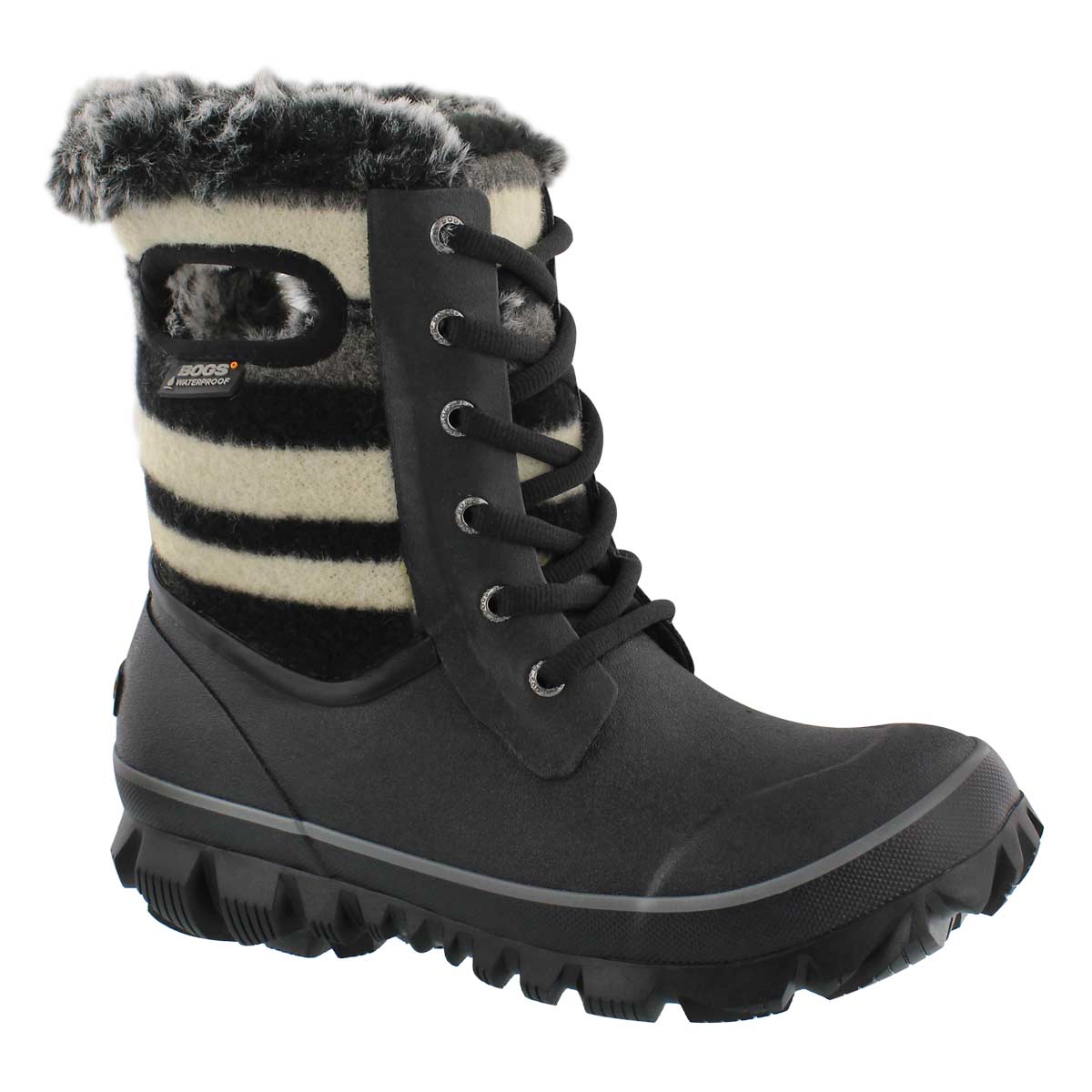 Lds Arcata Stripe blk multi wtpf boot