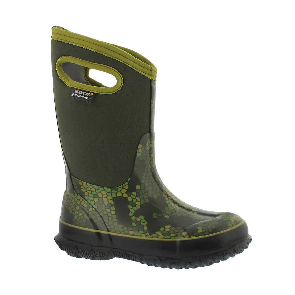 Boys' CLASSIC AXEL moss multi waterproof boots
