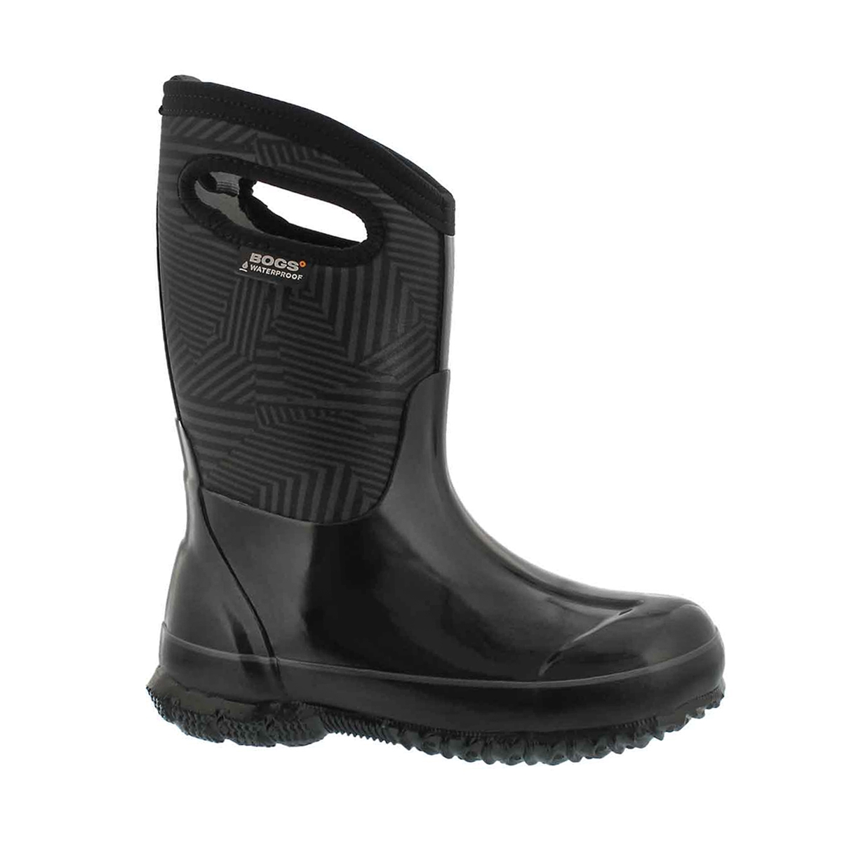 Boys' CLASSIC PHASER black multi waterproof boots