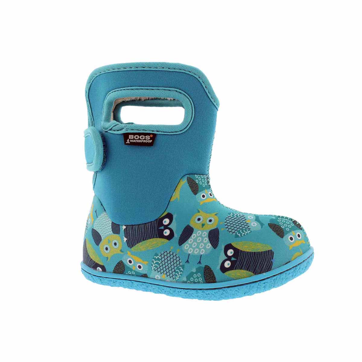 Infant girls' OWLS blue multi boot