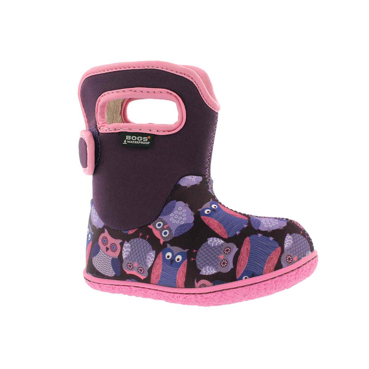 Infant girls' OWLS purple multi boot