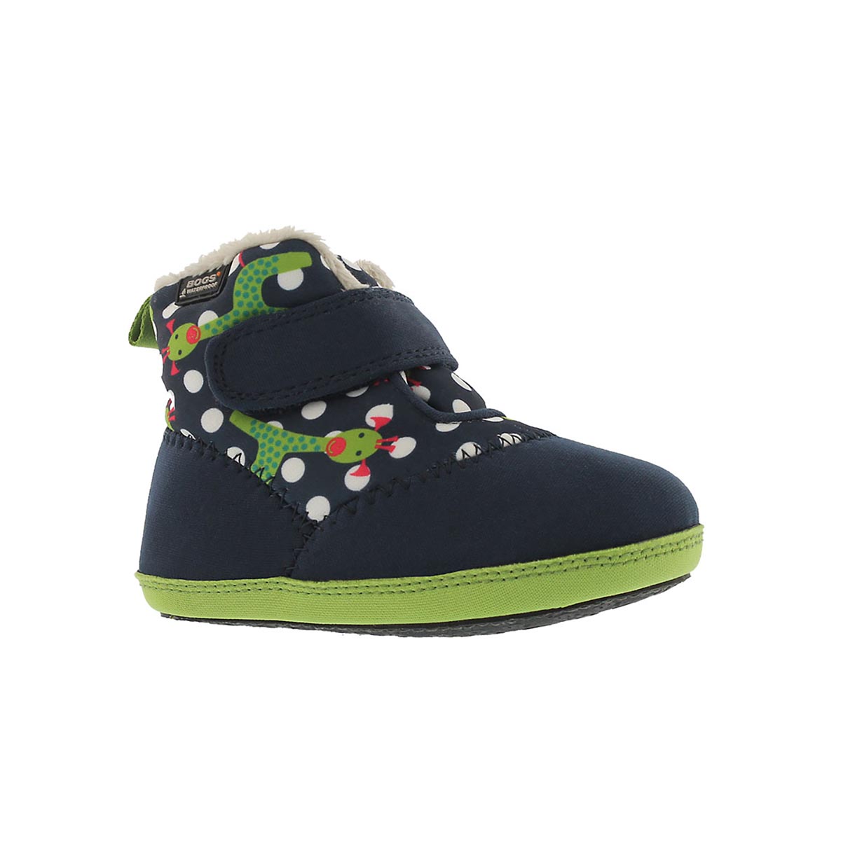 Infants' ELLIOT GIRAFFE blue multi waterproof boot