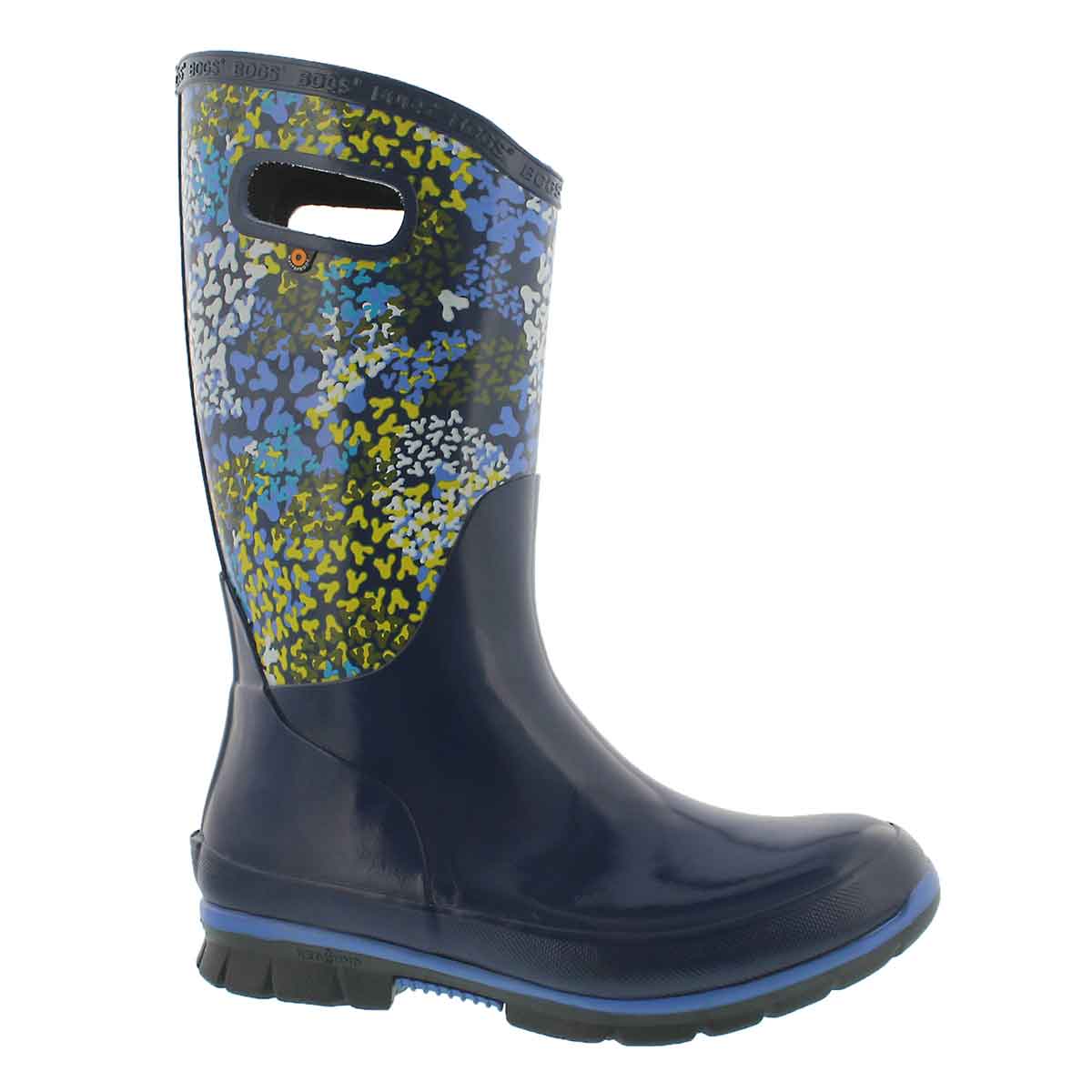 Women's BERKLEY FP blu multi waterproof rain boots