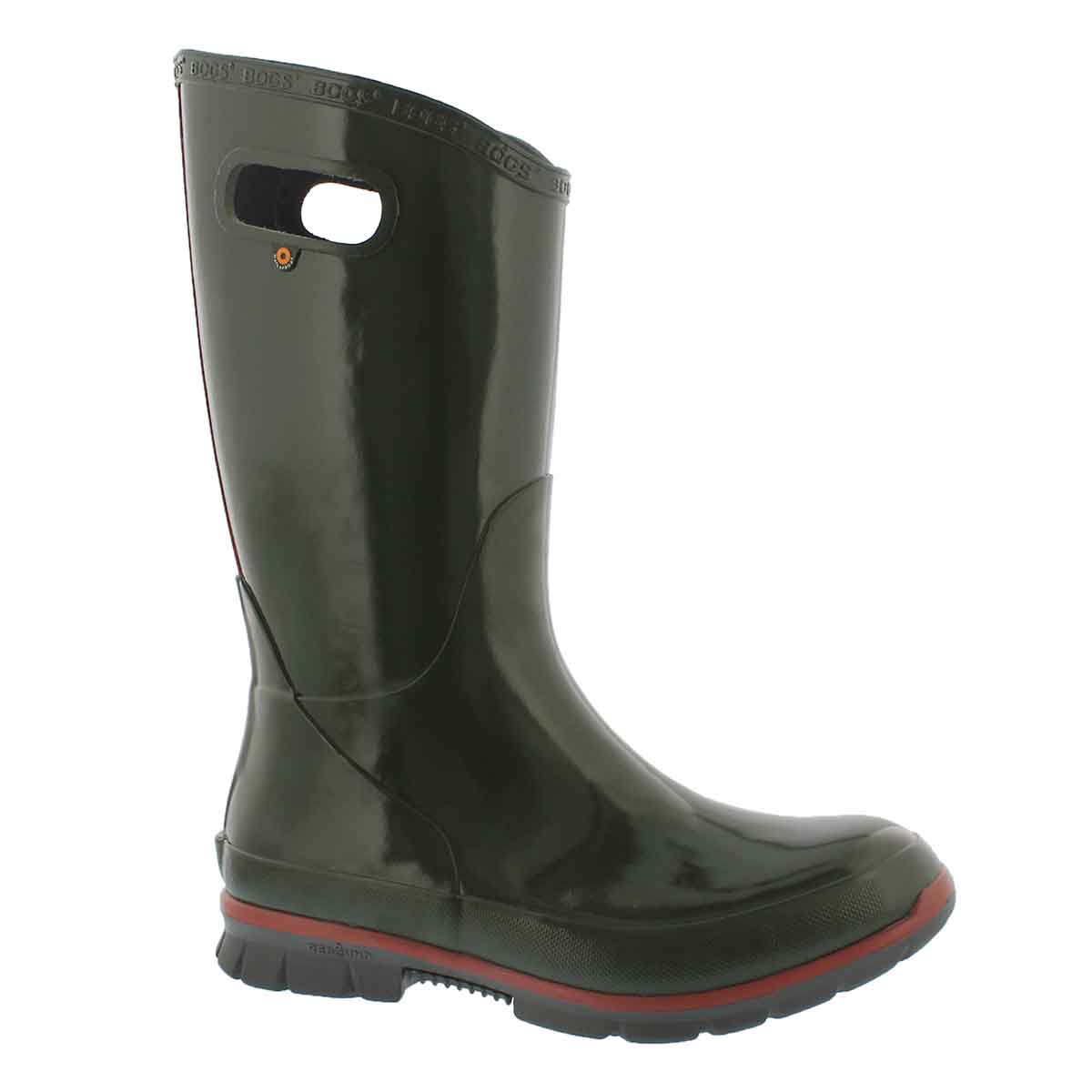 Women's BERKLEY dark green waterproof rain boots