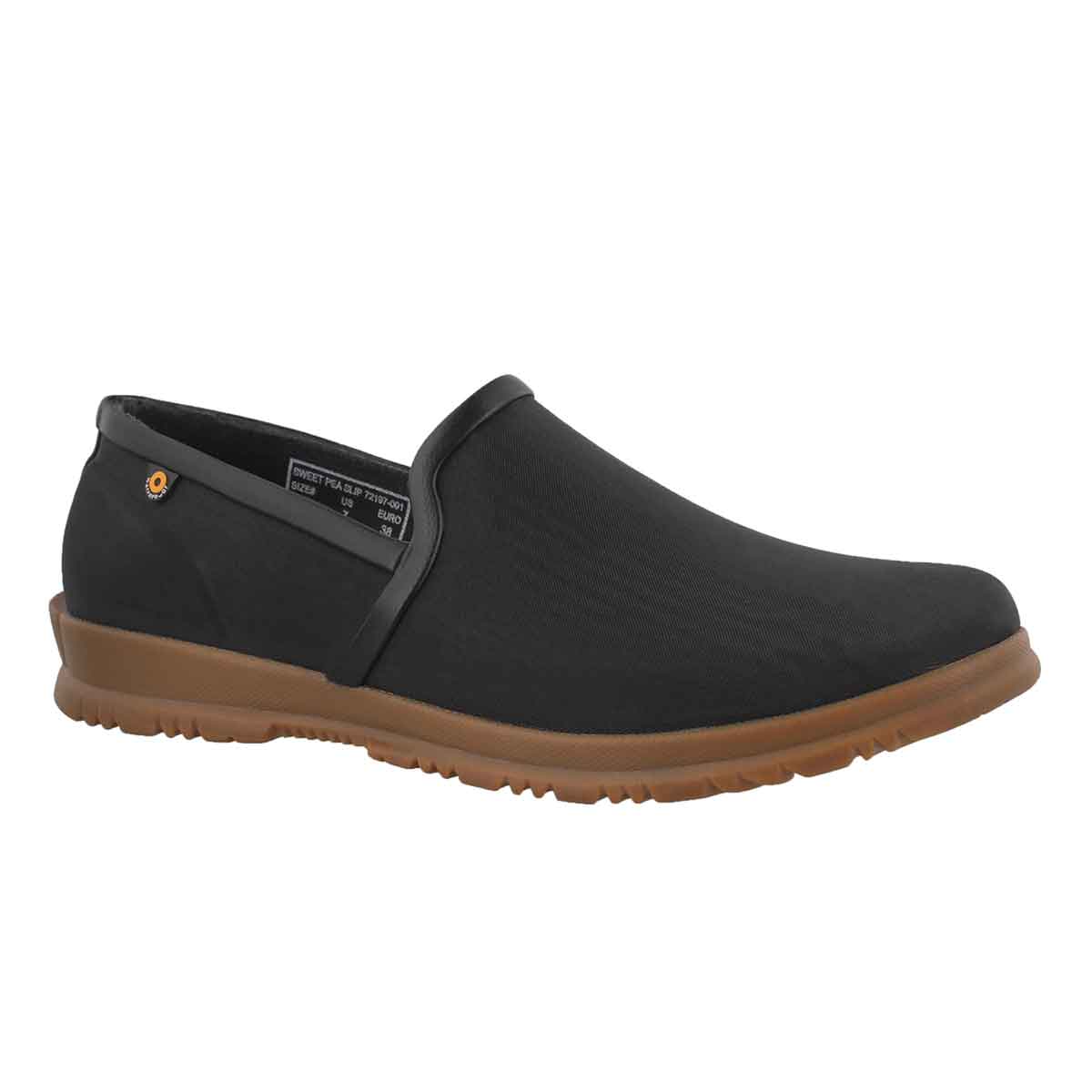 Lds Sweetpea black waterproof slip on
