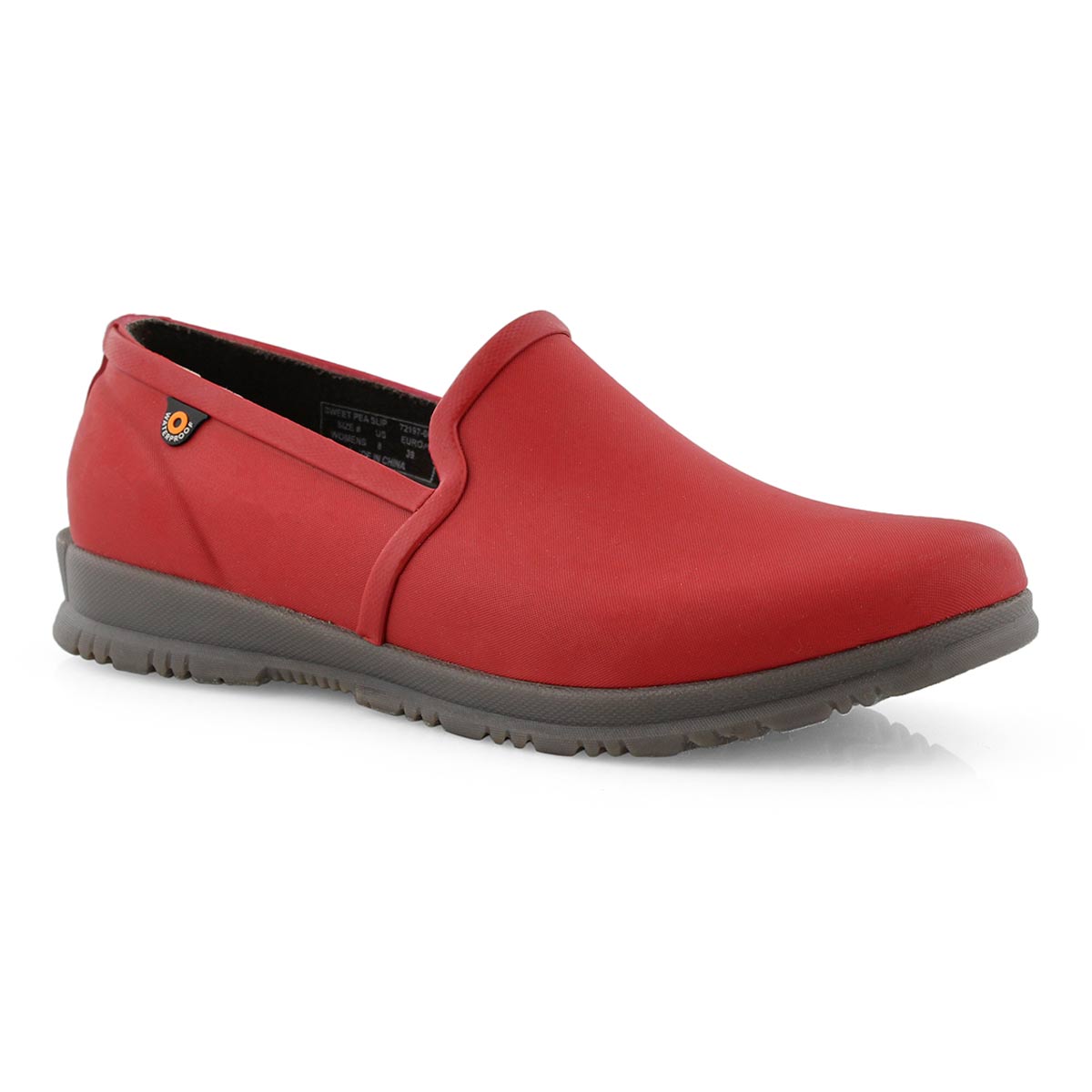 Lds Sweetpea red waterproof slip on