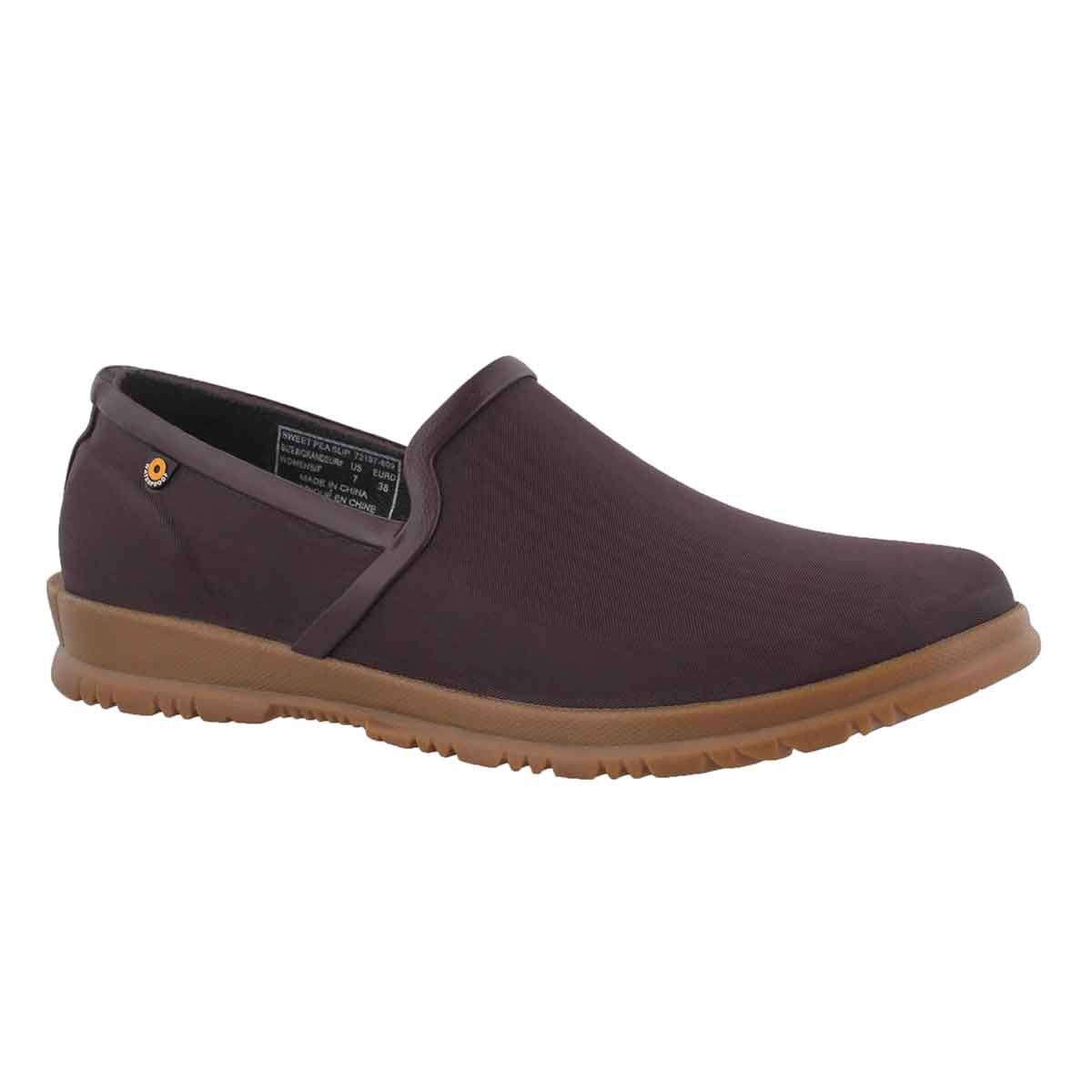 Women's SWEETPEA wine waterproof slip ons