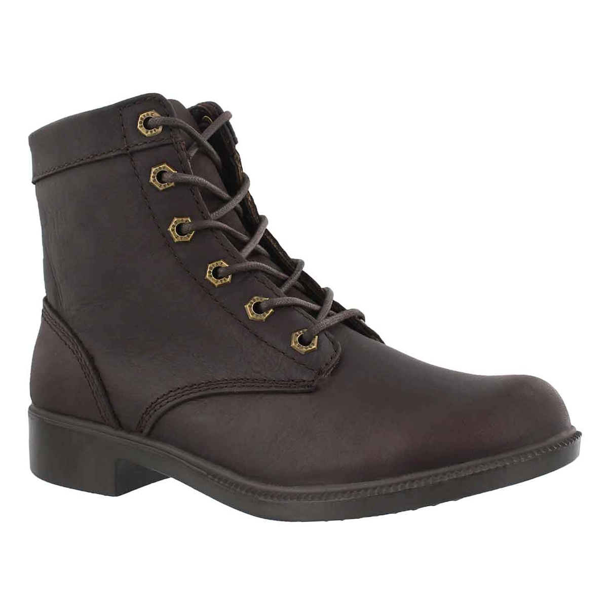 Lds Original brn wtpf lace up ankle boot
