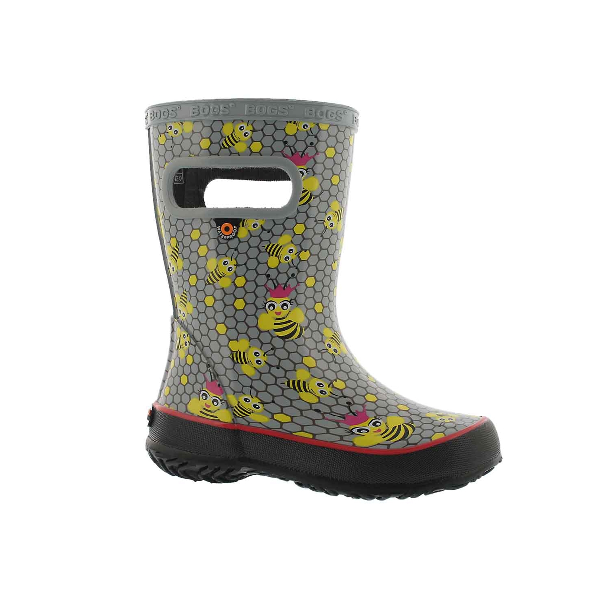 Inf-b Skipper Bees gry mlti rain boot