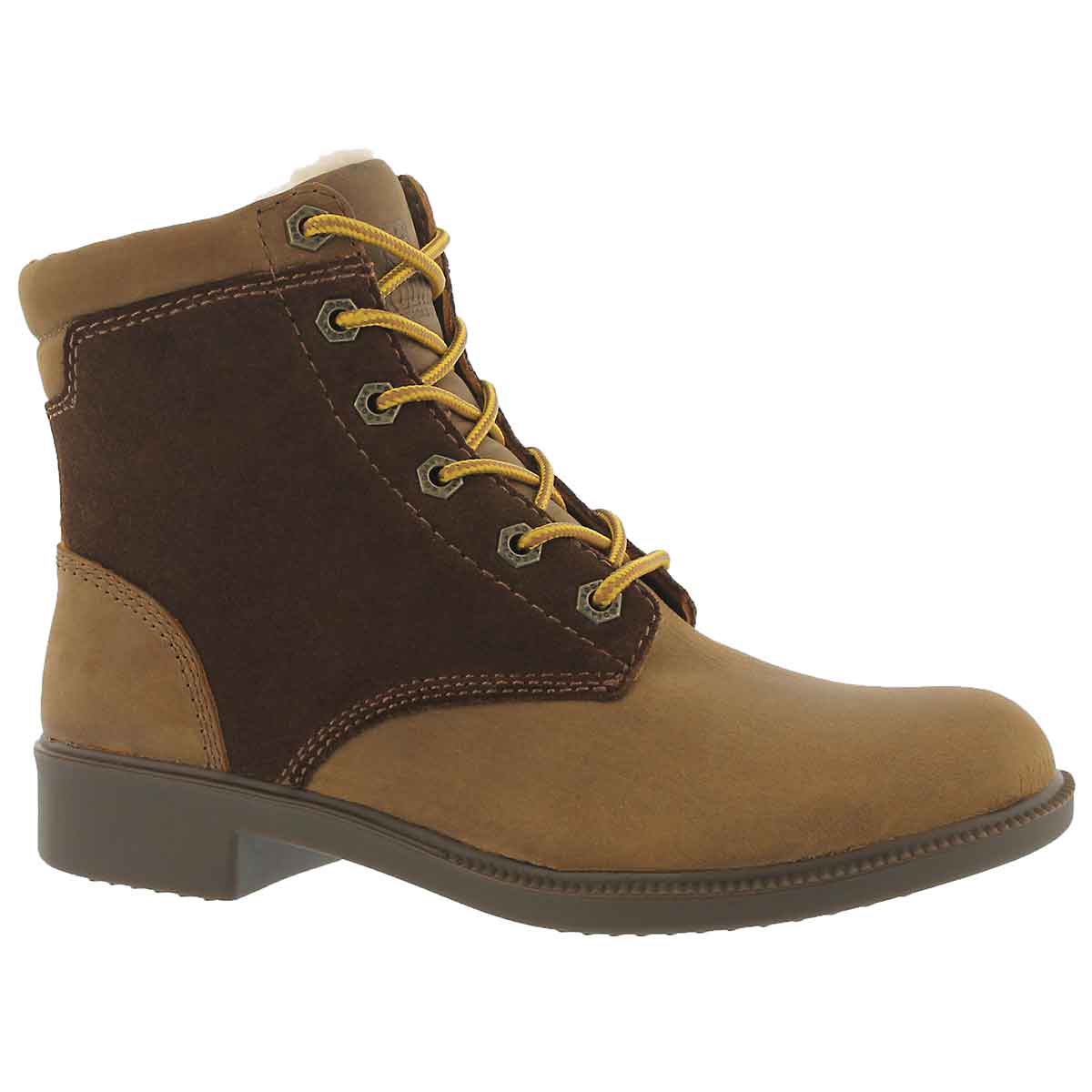 Lds Original Fleece wheat wp laceup boot