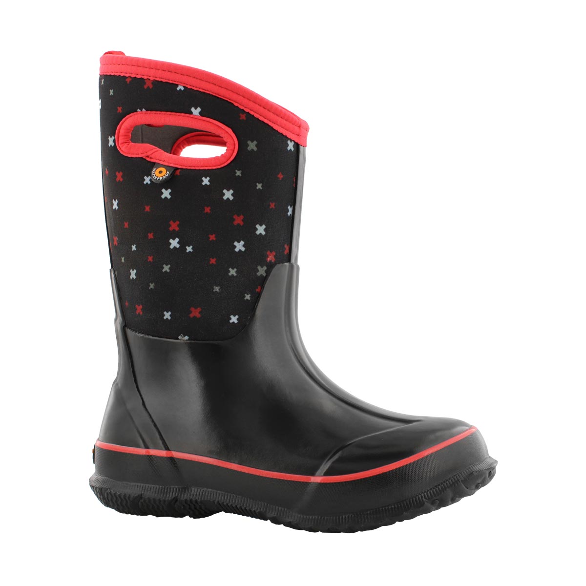 Grls Classic Plus black multi wtpf boot