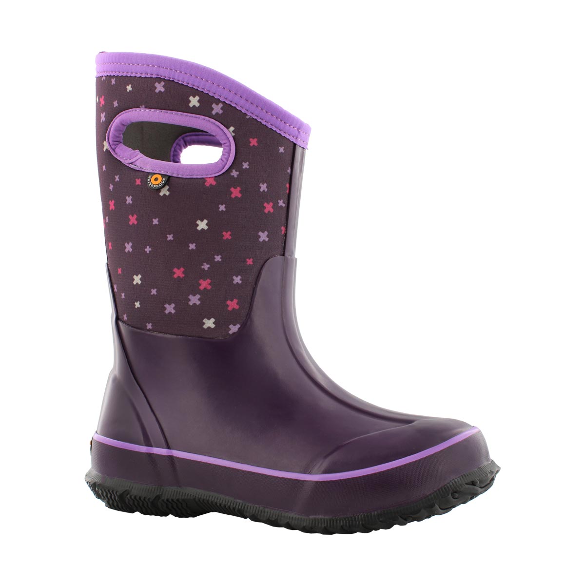 Grls Classic Plus eggplnt mlti wtpf boot