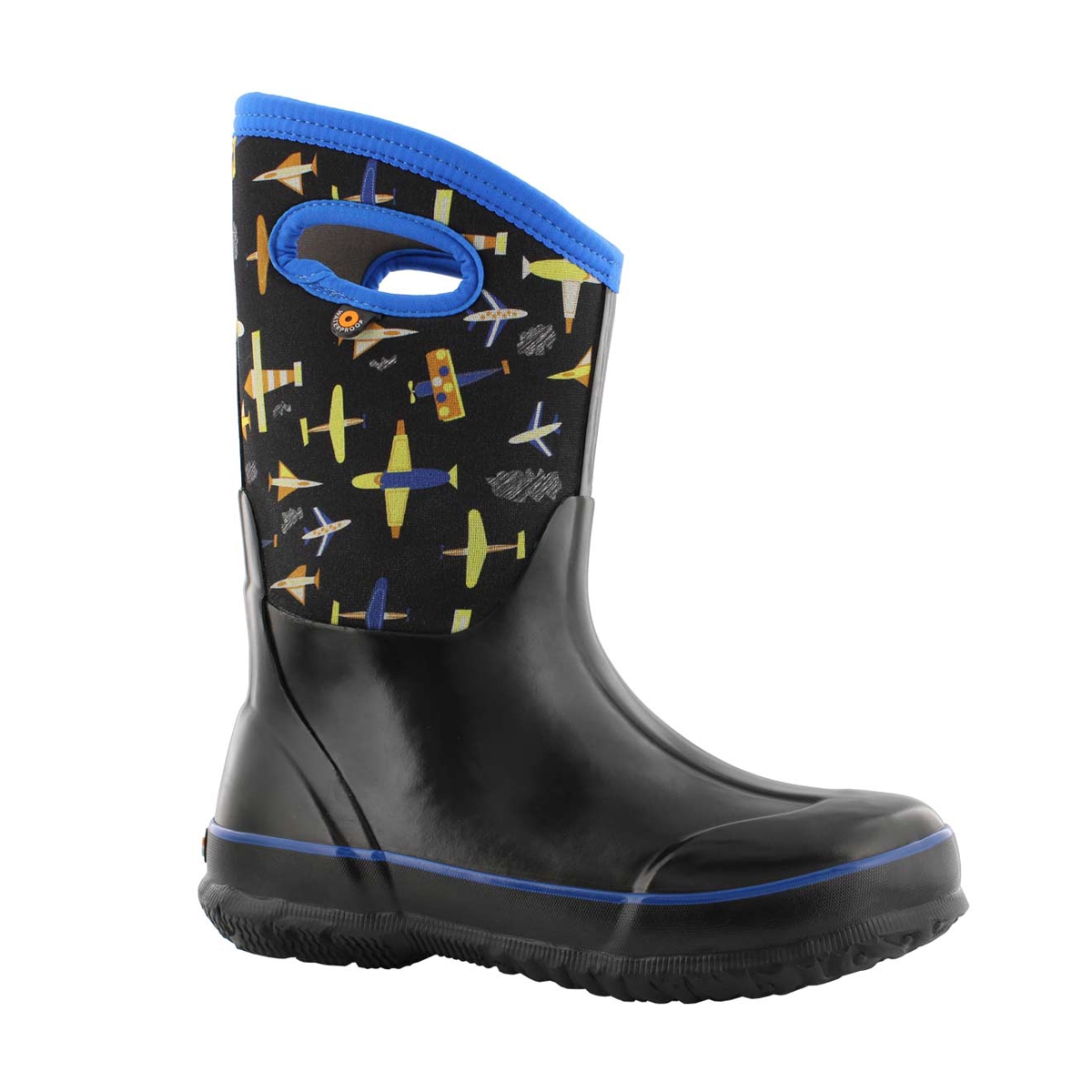 Bys Classic Planes blk mlt wtpf boot