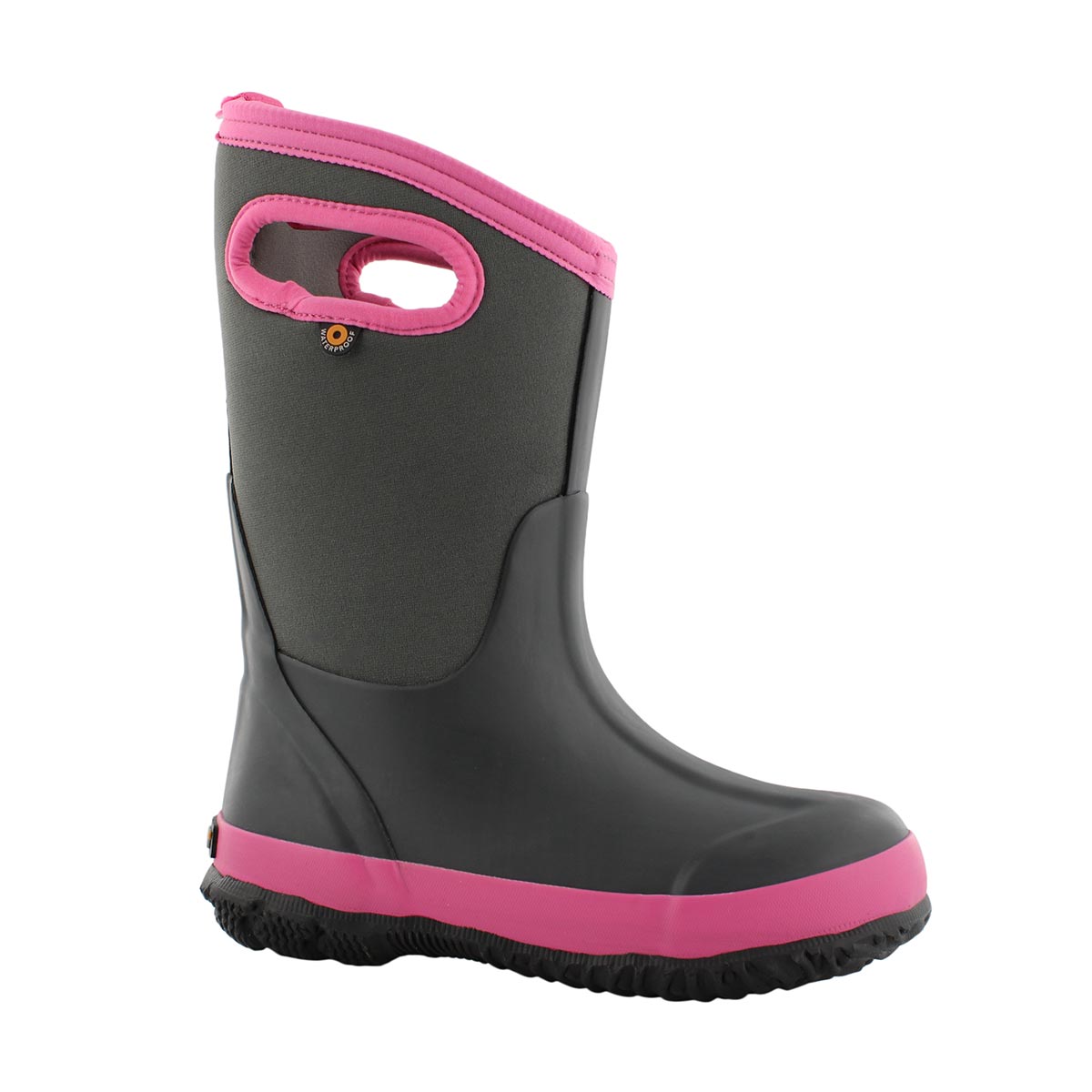 Girls' CLASSIC MATTE grey/pink wtpf winter boots