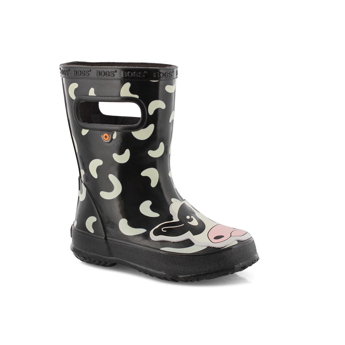 Inf-b Skipper Animals cow blk mlti boot