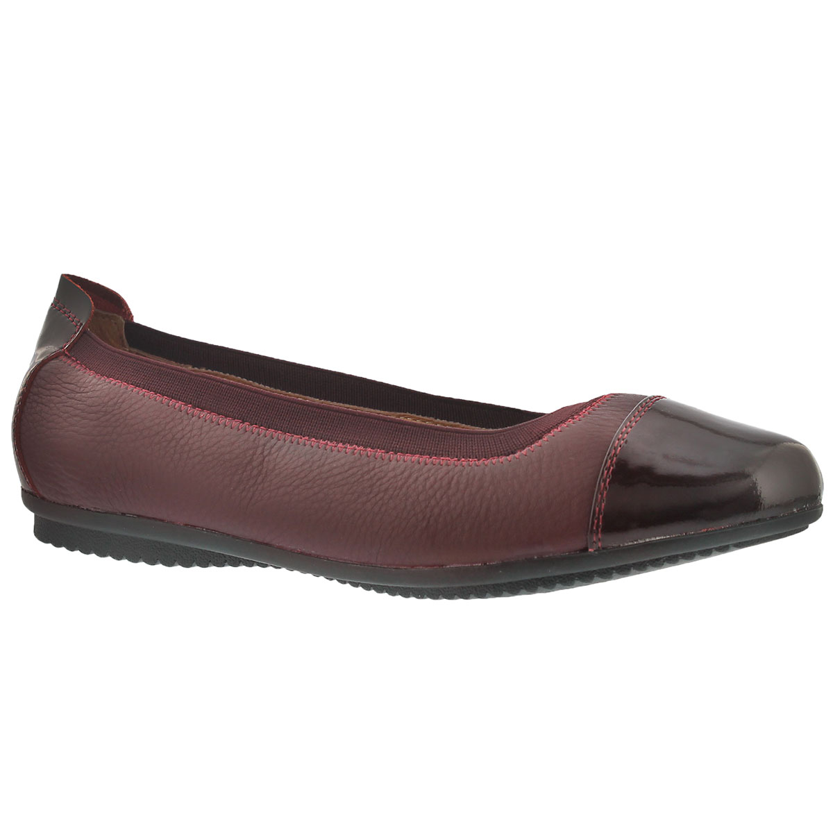 Women's PIPPA 07 bordeaux lth ballerina flats
