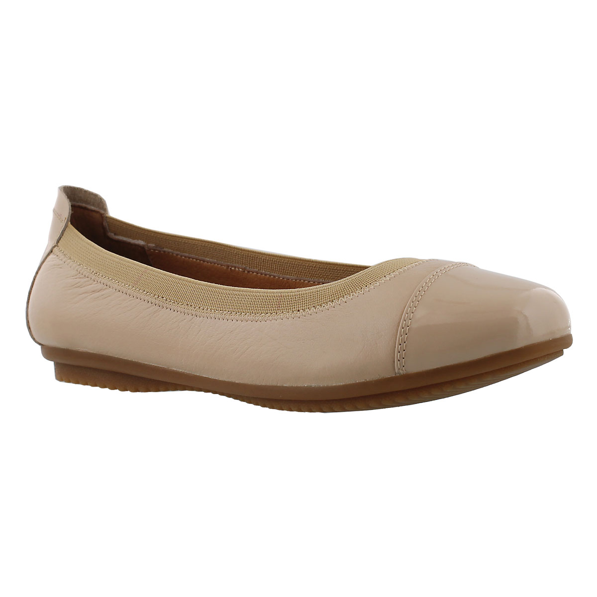Lds Pippa 07 beige ballerina flat