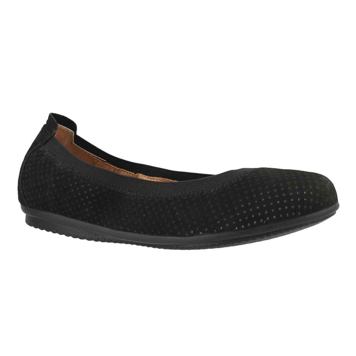 Lds Pippa 51 black ballerina flat