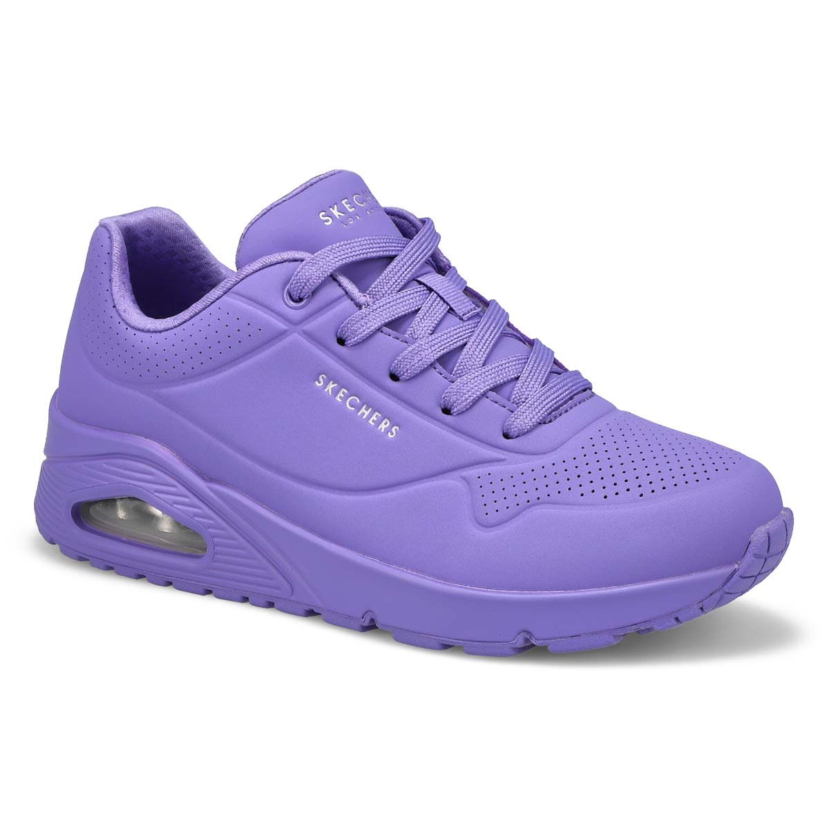 Womens Uno Stand On Air Lace Up Sneaker - Lilac