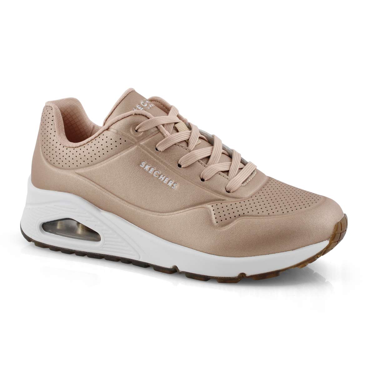 skechers rose gold sneakers