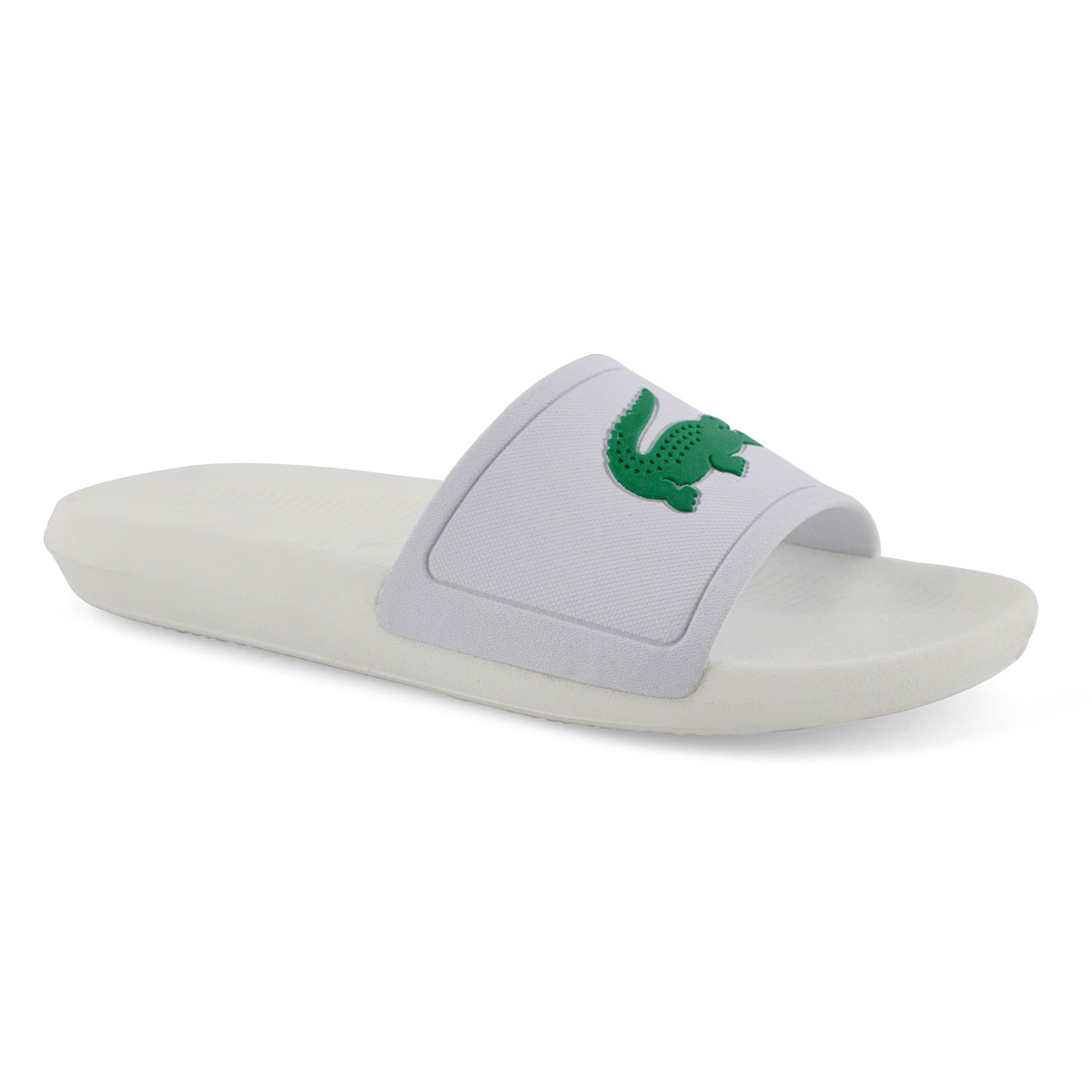 Mns Croco Slide 119 1 wht/grn slide sndl