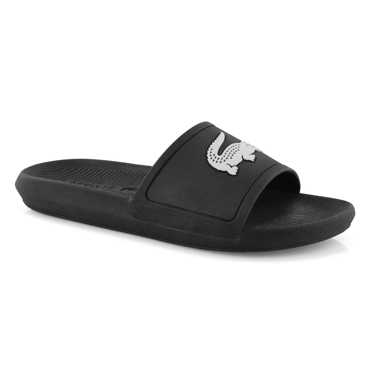 Mns Croco Slide 119 1 blk/wht slide sndl