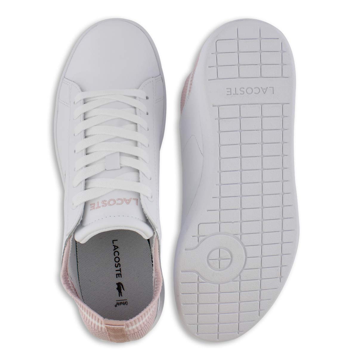 lacoste carnaby evo womens pink