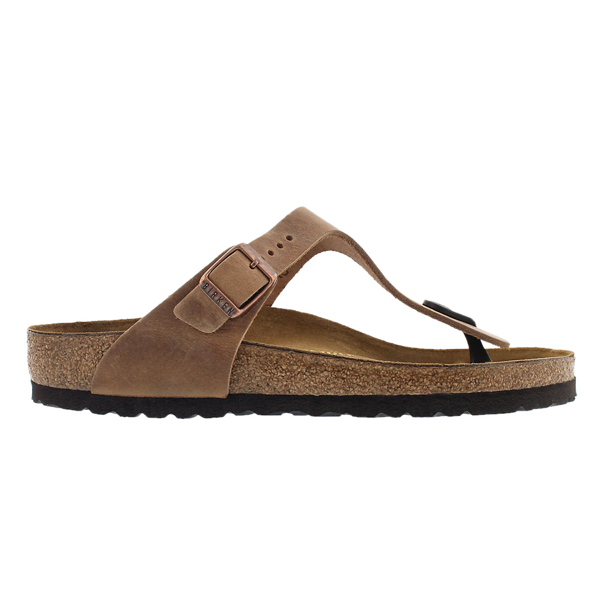 Lds Gizeh antique brown thong sandal