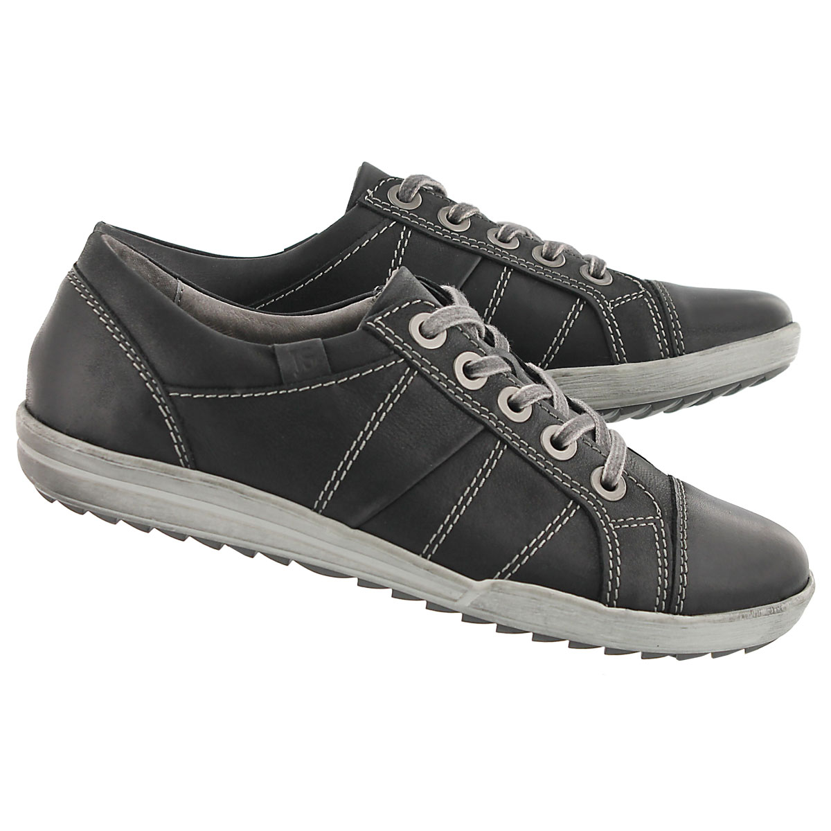 Lds Dany 05 blk lthr oxford sneaker
