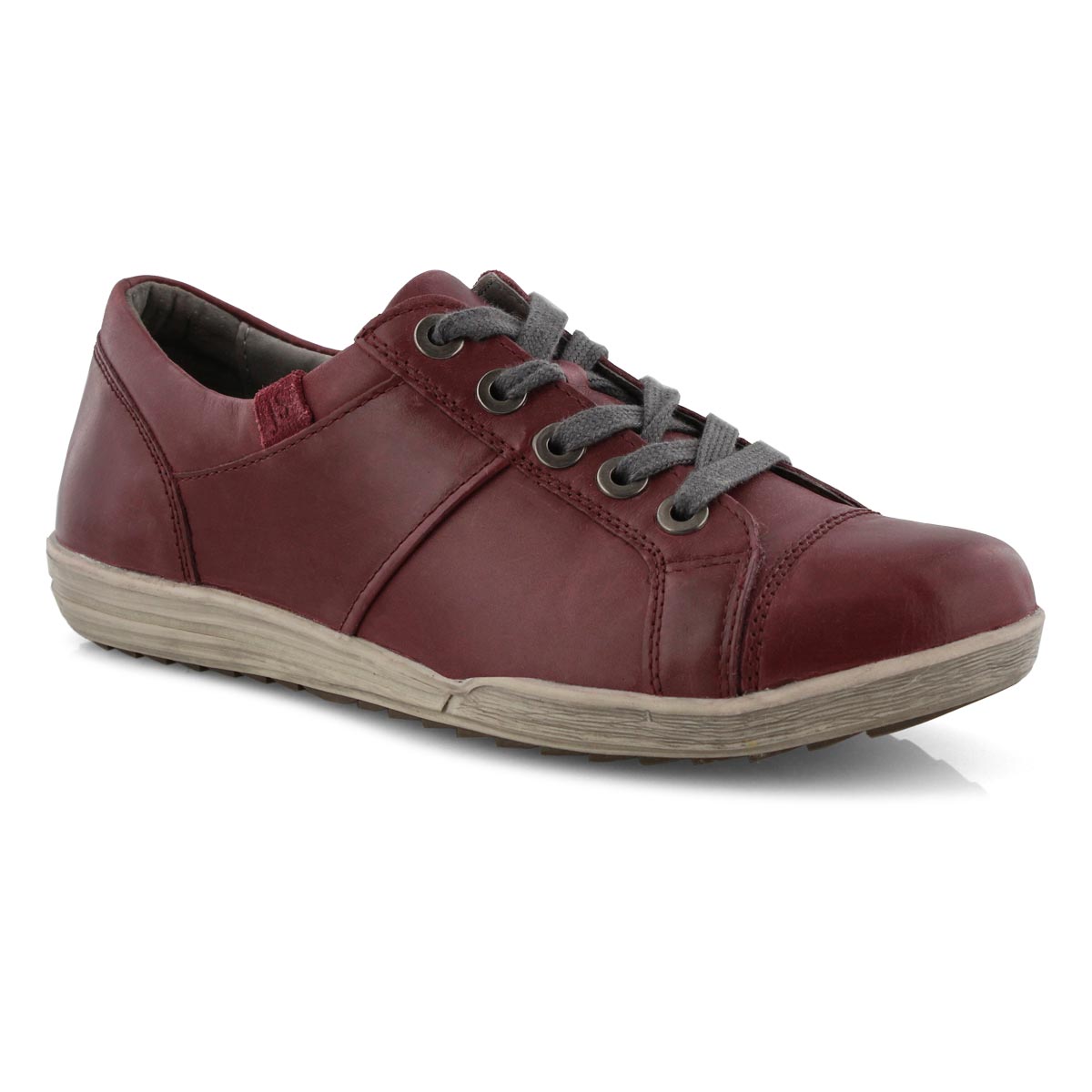 Lds Dany59 bordo lace up casual snkr