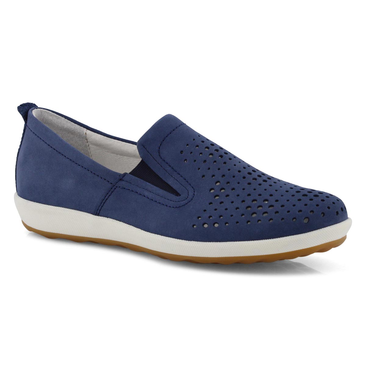 Lds Viola 07 blue casual slip on shoes