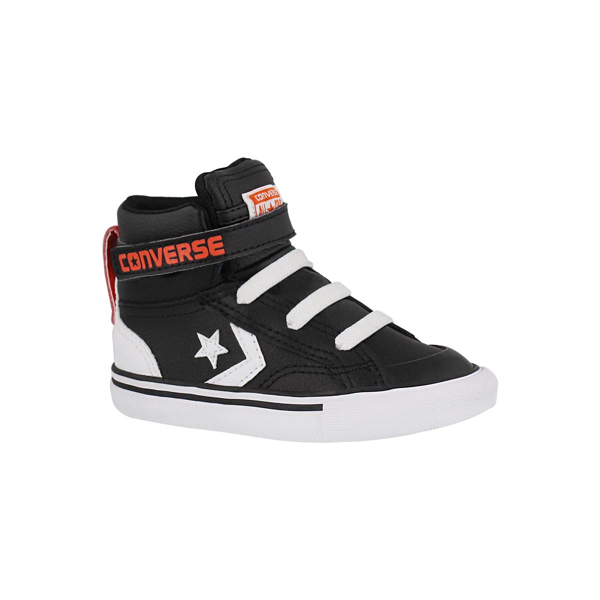 Infants' PRO BLAZE blk/wht/red sneakers