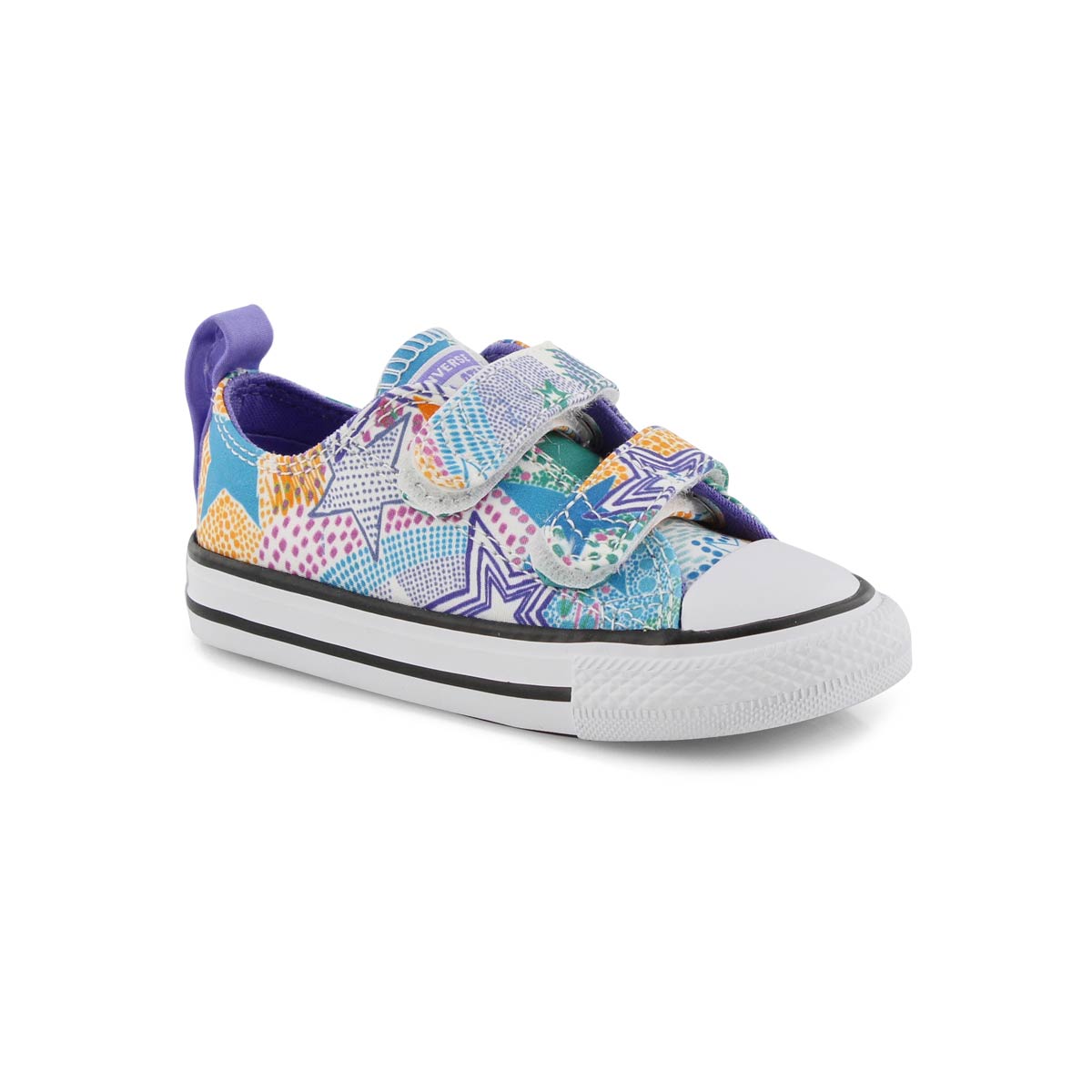Infs V2 Ox wht/multi canvas sneaker