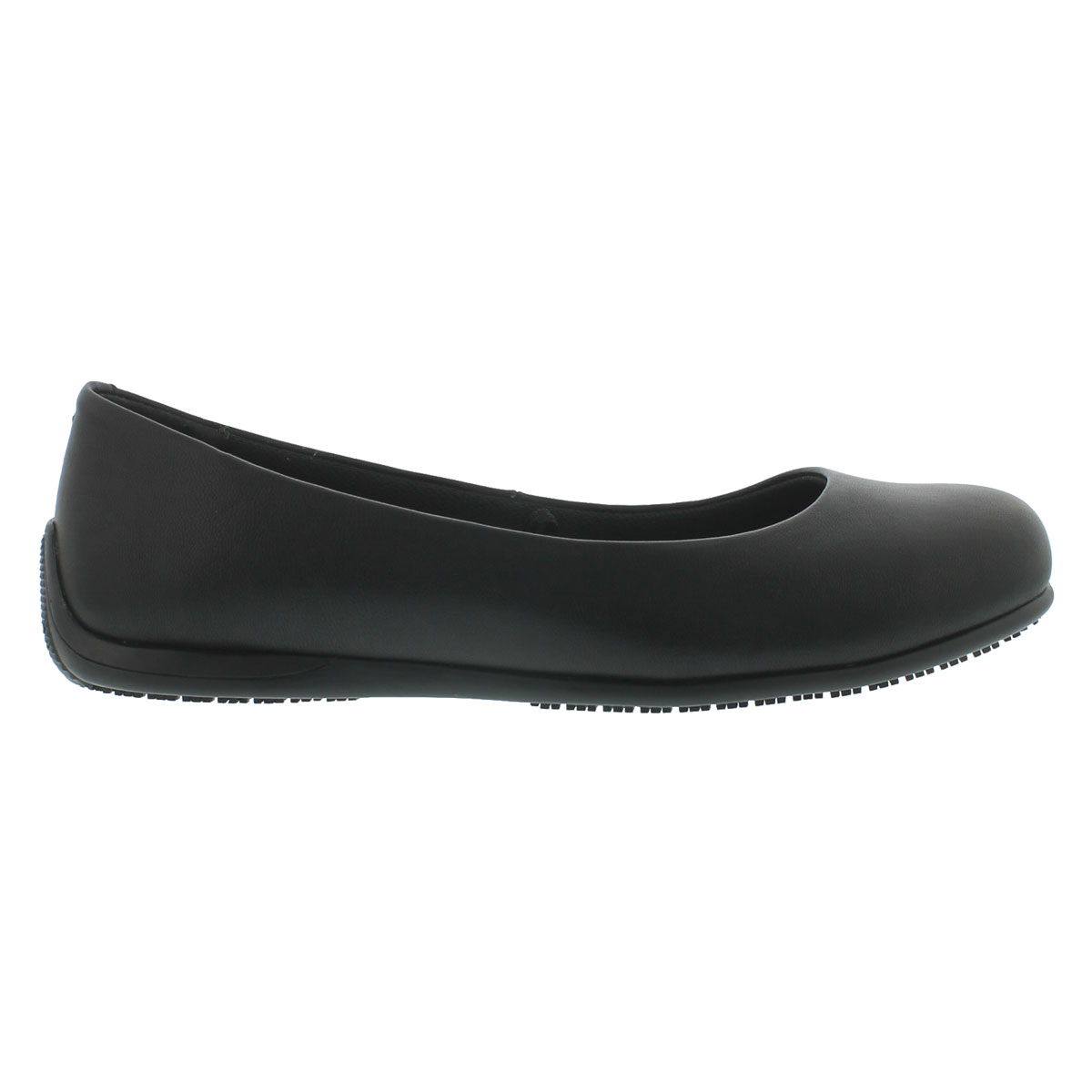 Lds Transpire blk non-slip flat