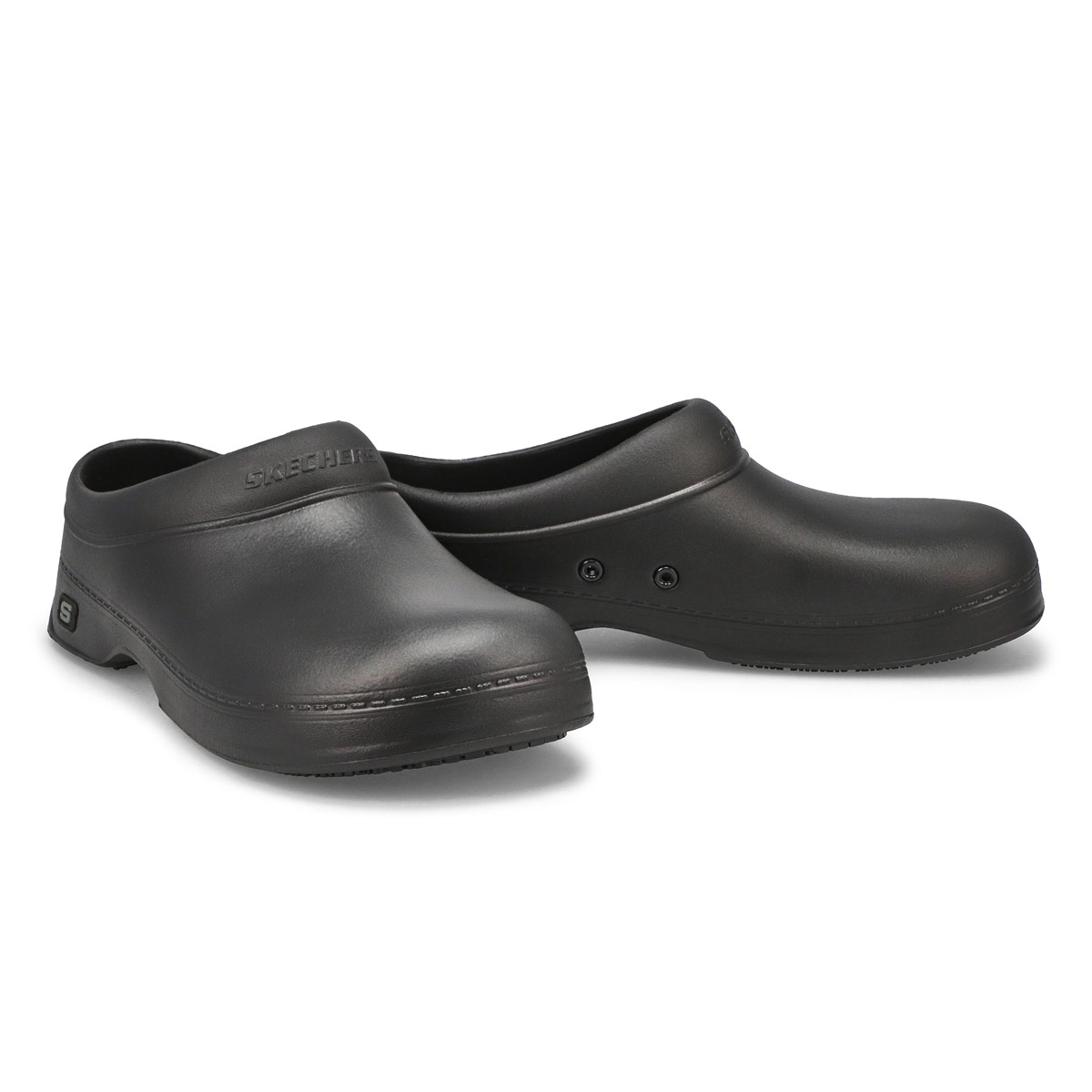 Mns Oswald black non-slip work clog