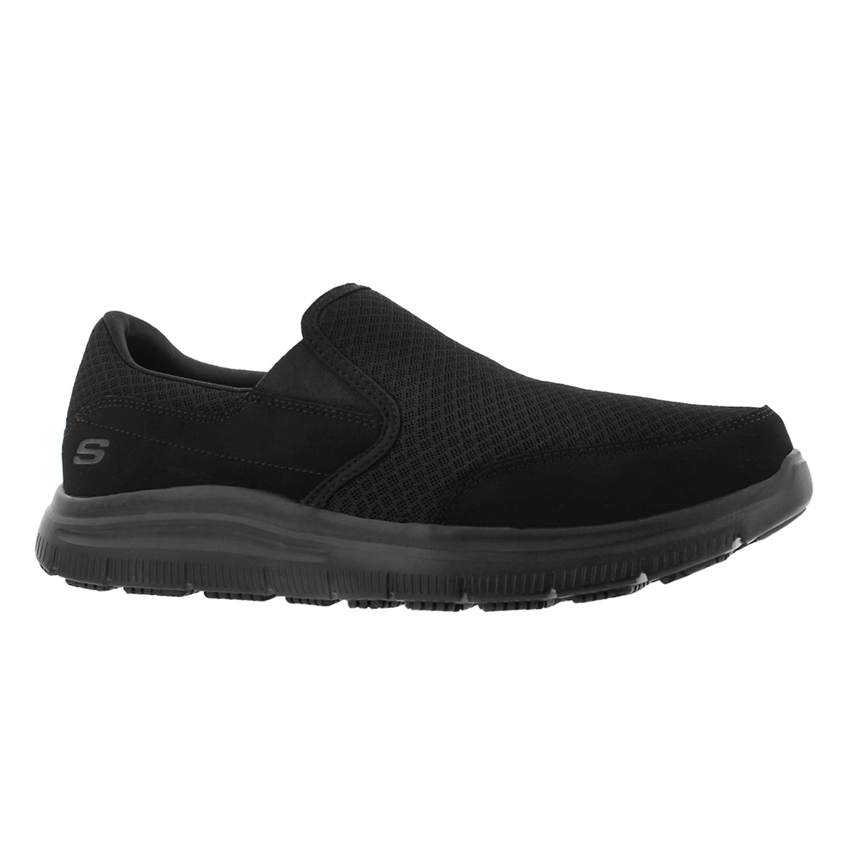 Men's McALLEN black slip resistant slip ons work