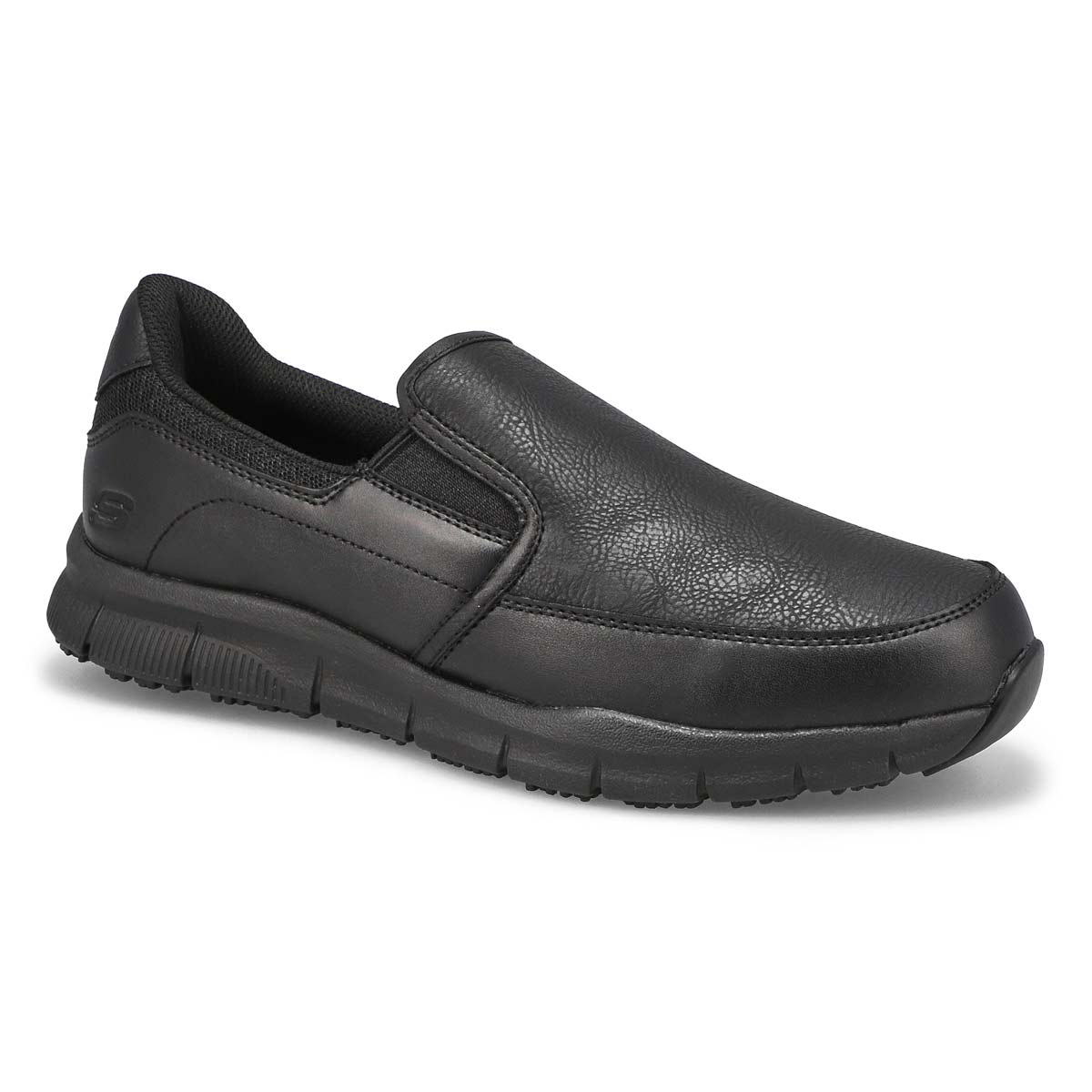 Mns Nampa Groton blk slip resistant shoe