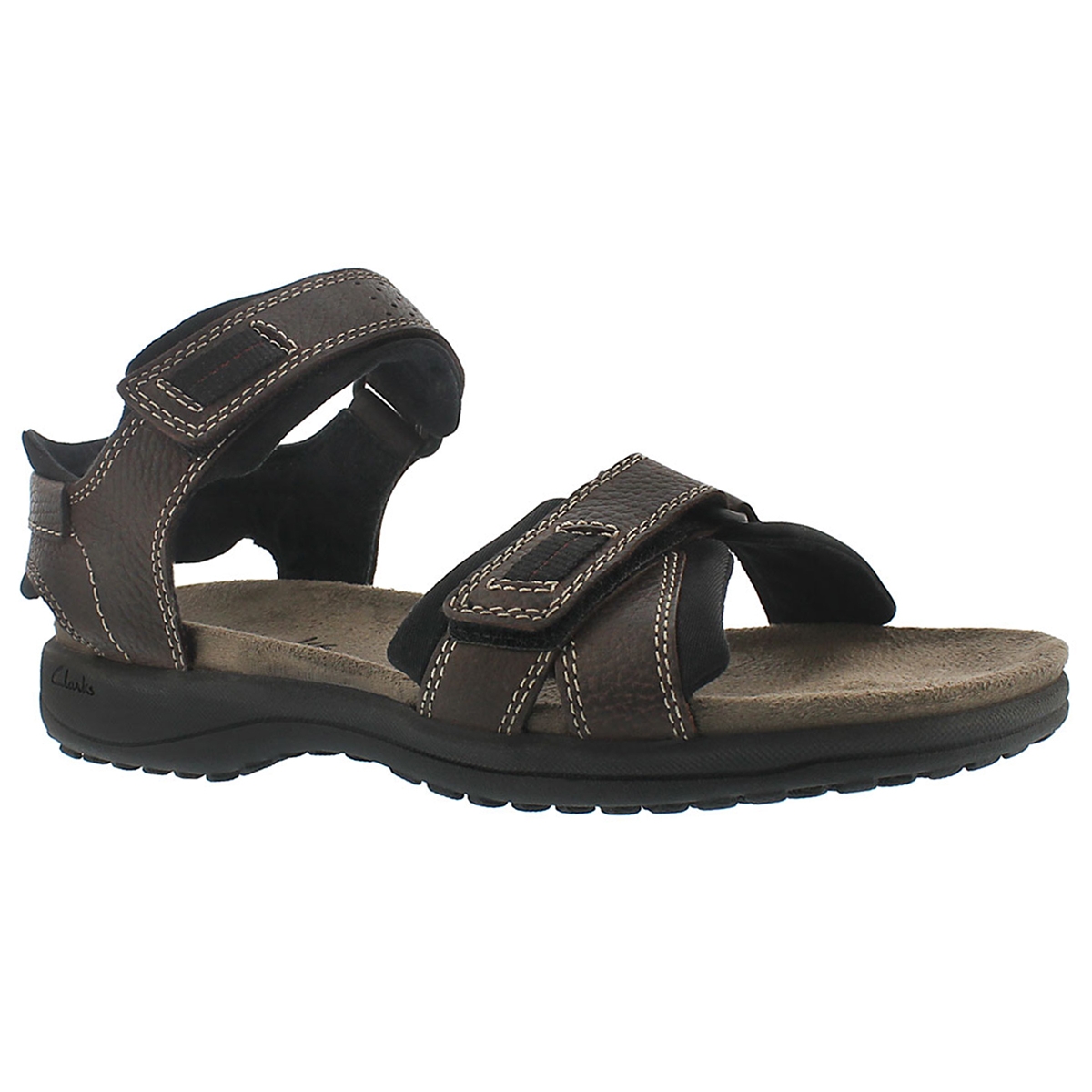 Mns Keating brown 2 strap sandal