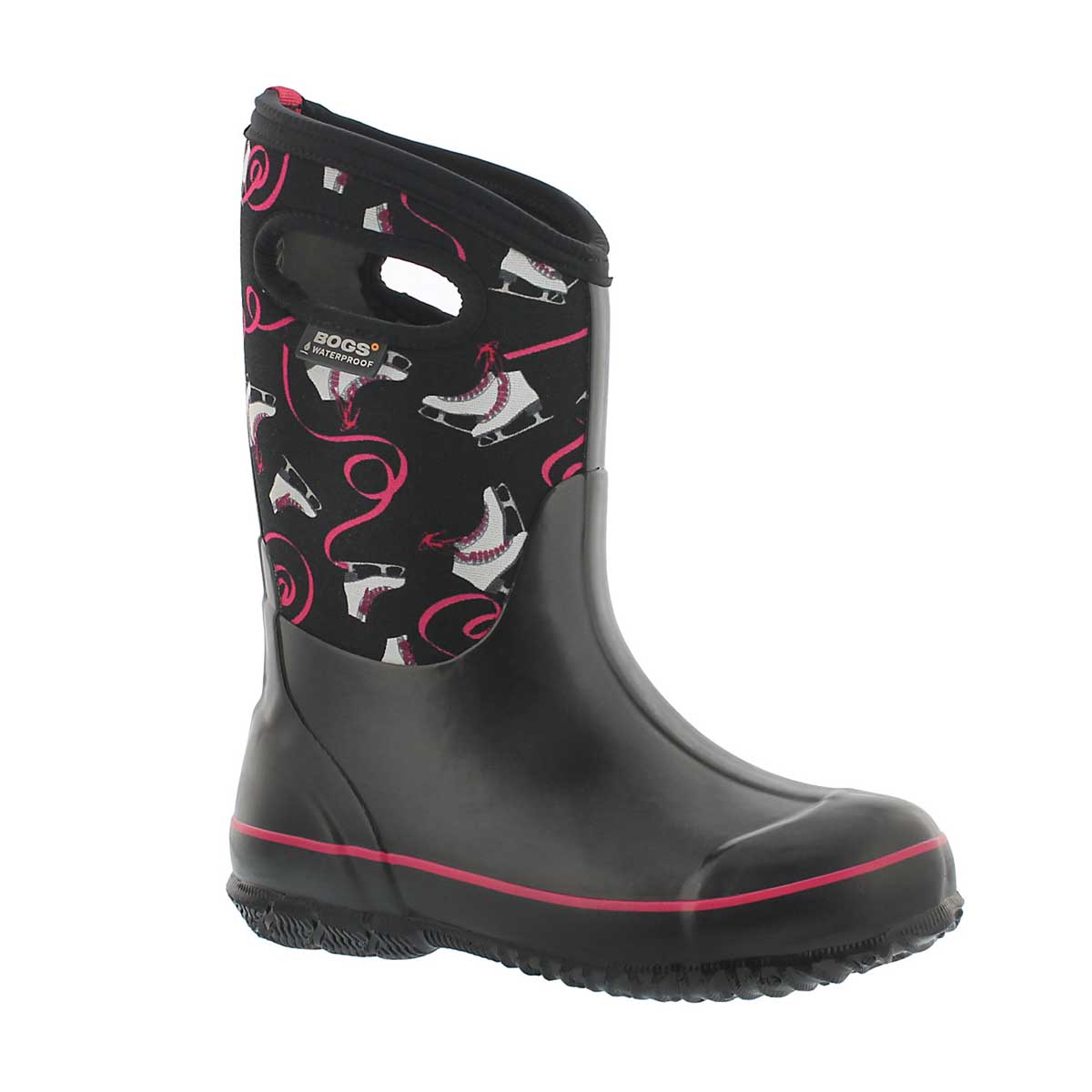 Girls' CLASSIC ICE SKATES black multi boots