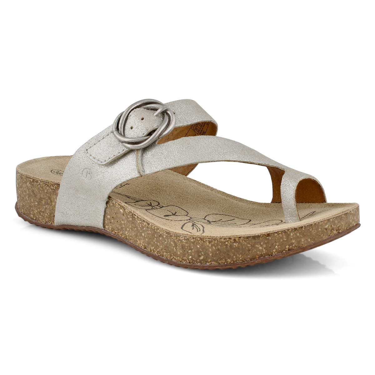 Lds Tonga 52 natrl thong footbed sandal
