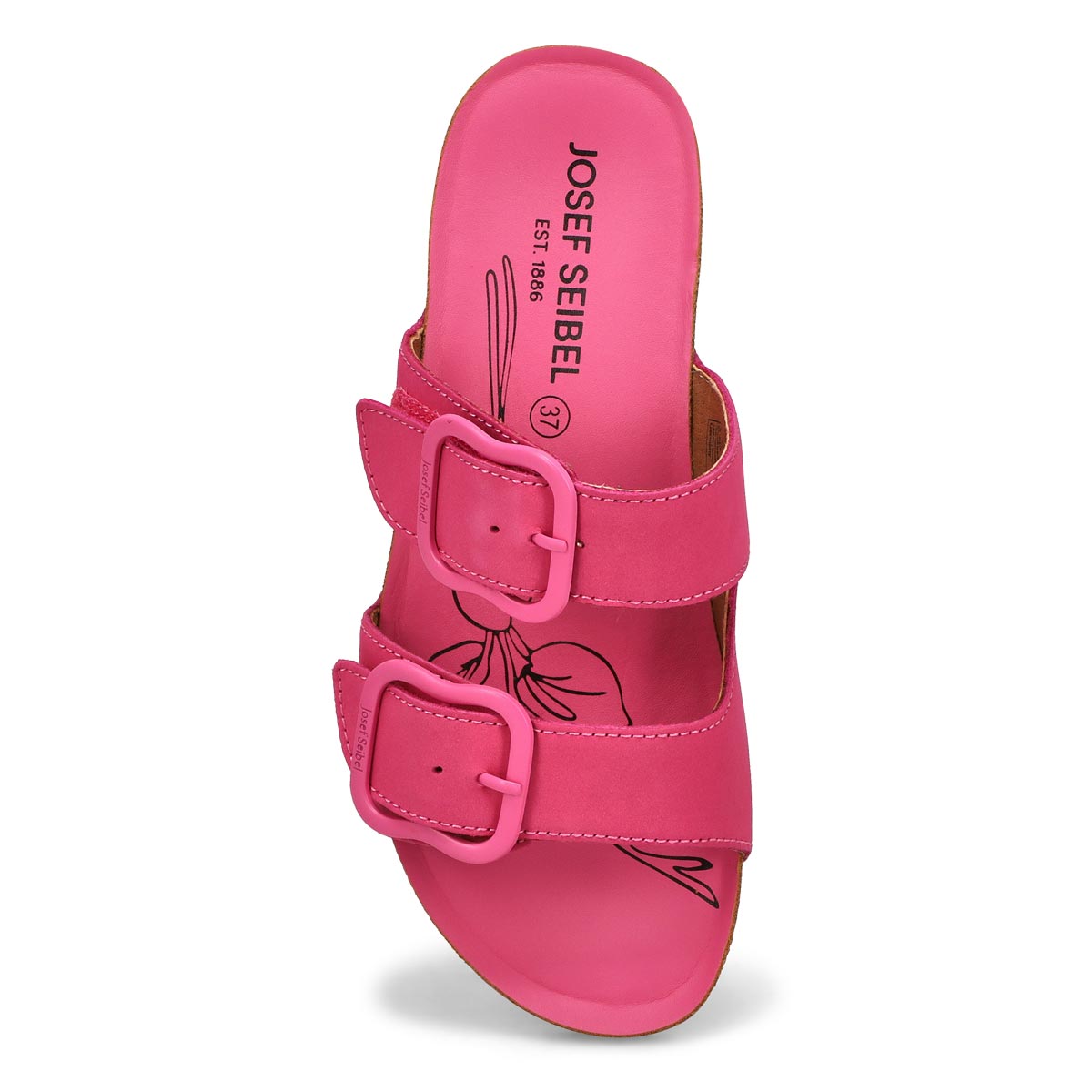 Womens Tonga 64 Casual Nubuck Slide Sandal - Pink