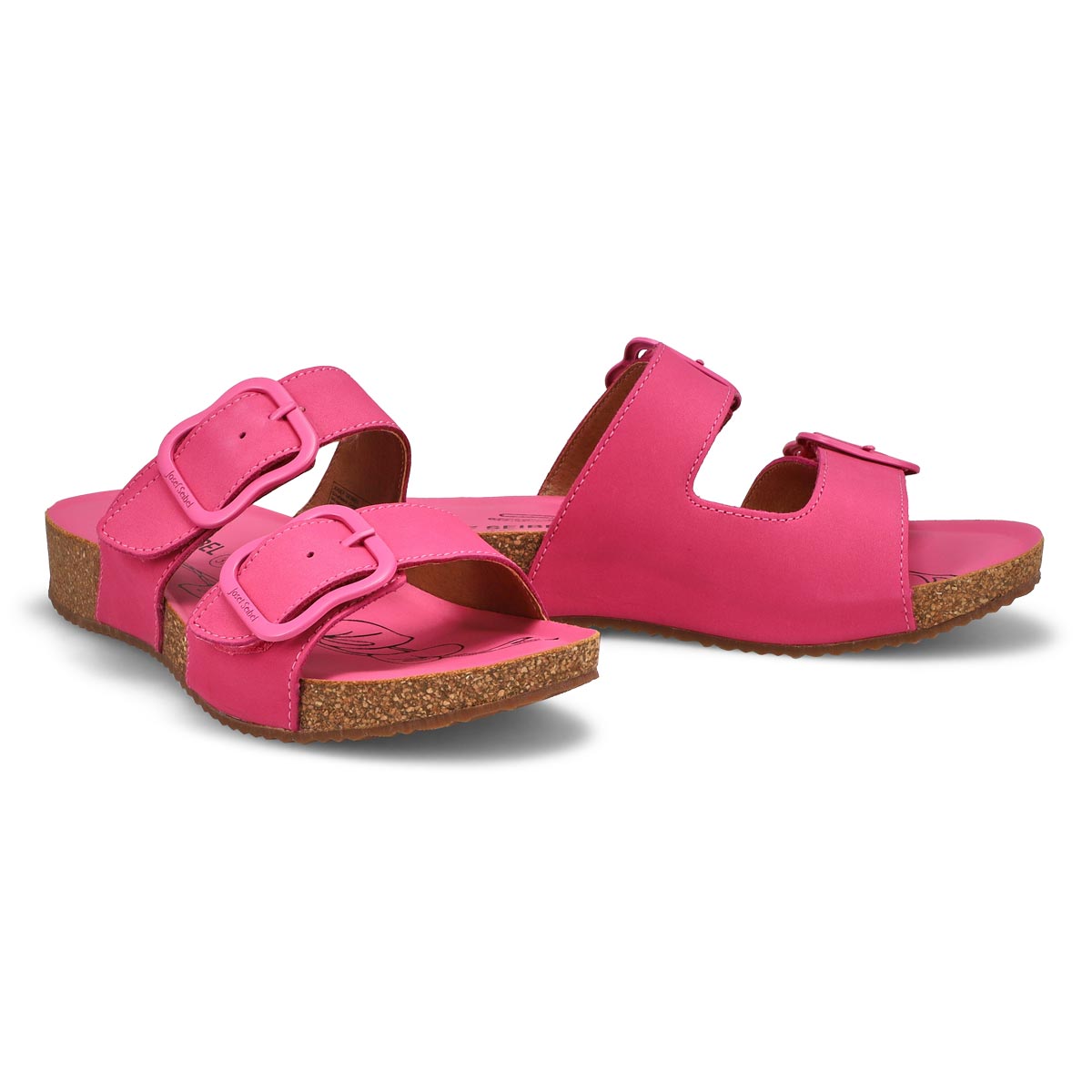 Womens Tonga 64 Casual Nubuck Slide Sandal - Pink