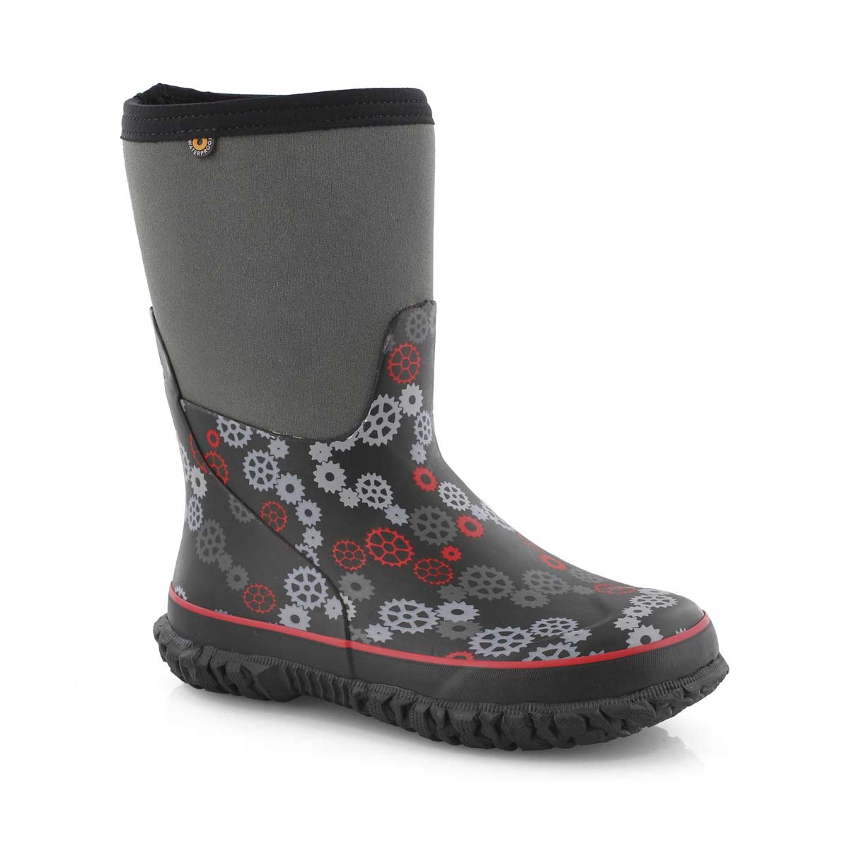 Bys Stomper Gears blk/red wtpf boot