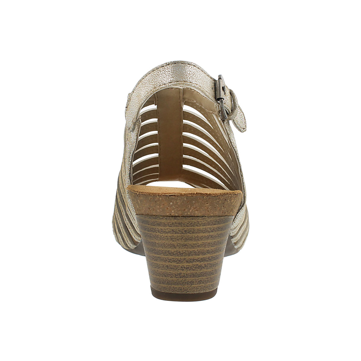 Lds Ruth 21 natural cut out dress sandal