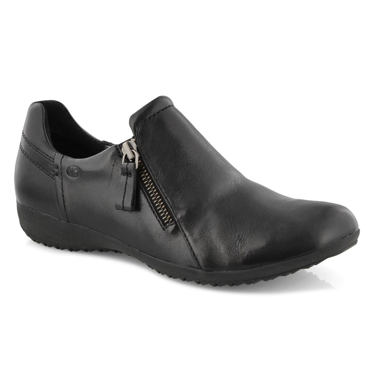 Lds Naly 32 black casual slip on Loafers