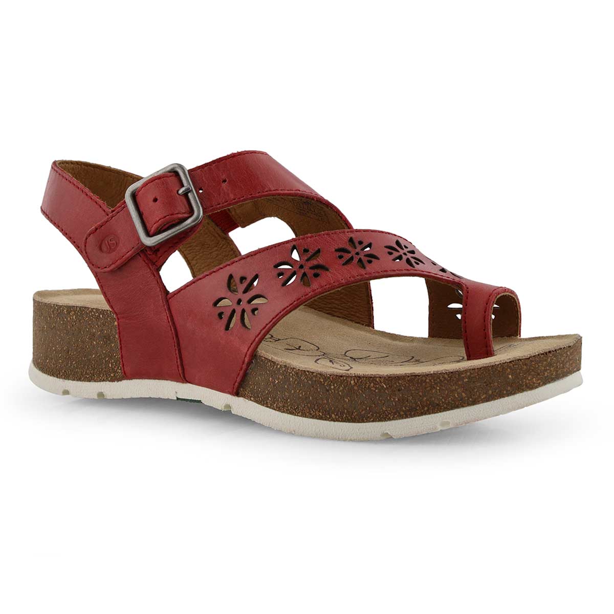 Lds Tilda 05 red toe post sandal