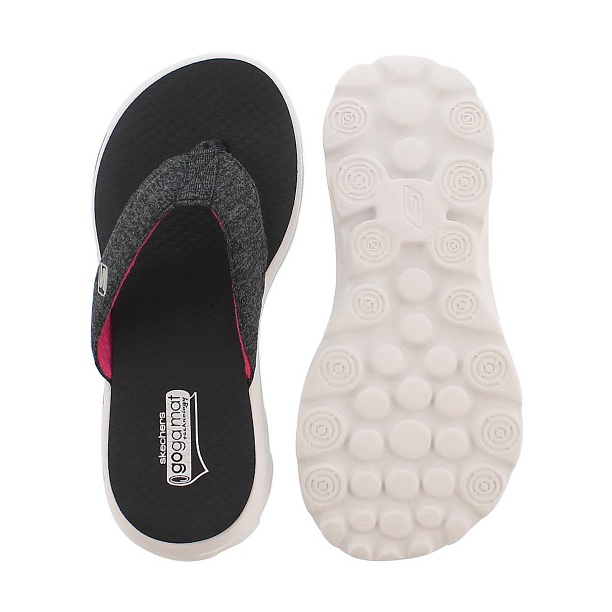 Grls GOWalk Move Solstice blk/pnk thong