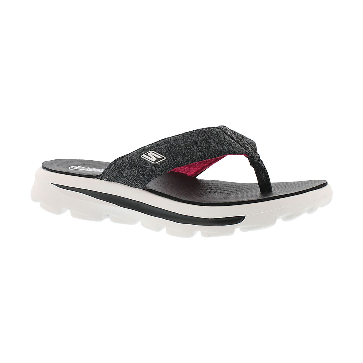 Grls GOWalk Move Solstice blk/pnk thong