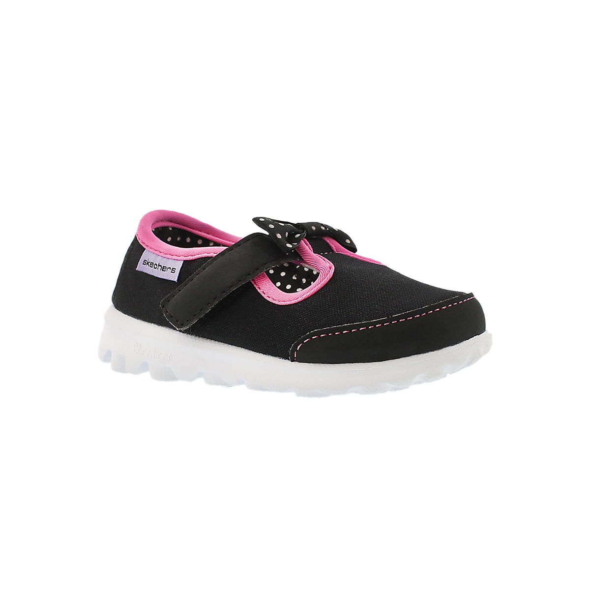 Infants' GOwalk BITTY BOW blk/pink walking shoes