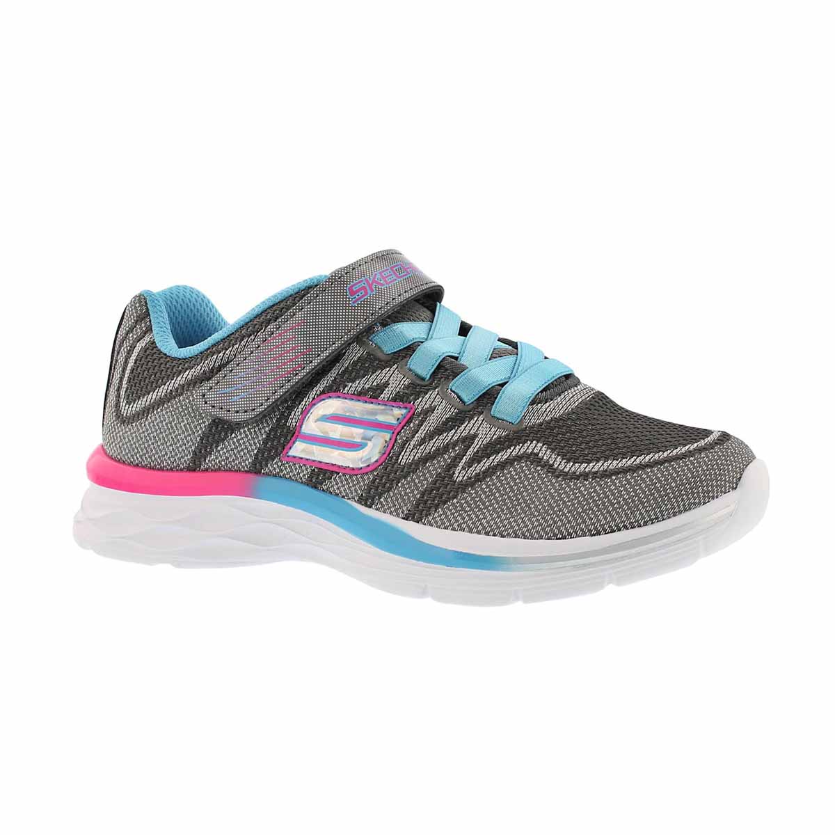 Grls Dream N' Dash grey/blue sneaker